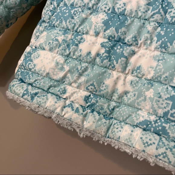 THE NORTH FACE GIRLS FROZEN REVERSIBLE MOSSBUD SWIRL JACKET XL (18) - Picture 12 of 12